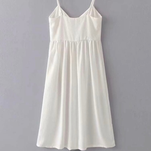 Button cami dress - Picture 2 of 4